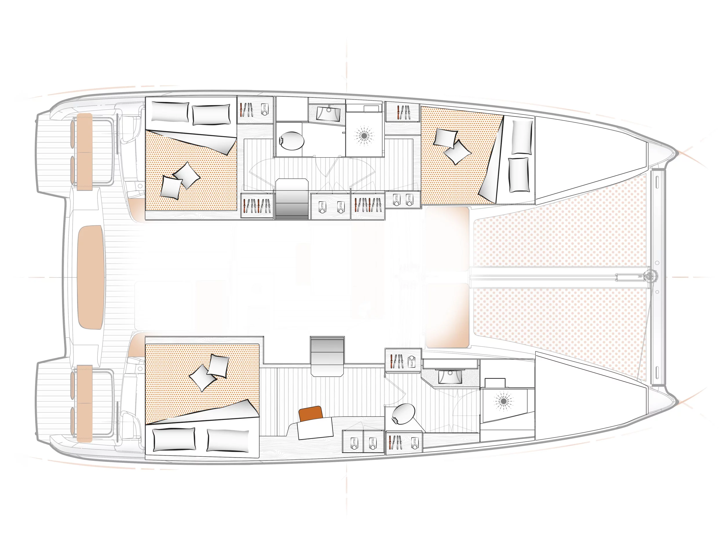 Excess 11 3cabins (CHARRUA) Plan image - 9