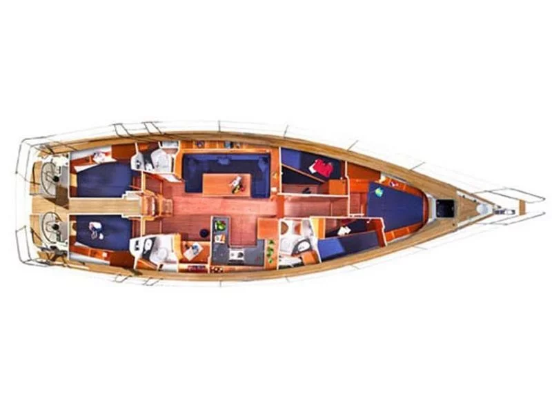 Bavaria 51 Cruiser (Arctic Breeze) Plan image - 3
