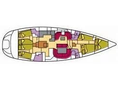 Sun Odyssey 54 DS (Cassiopea II) Plan image - 3