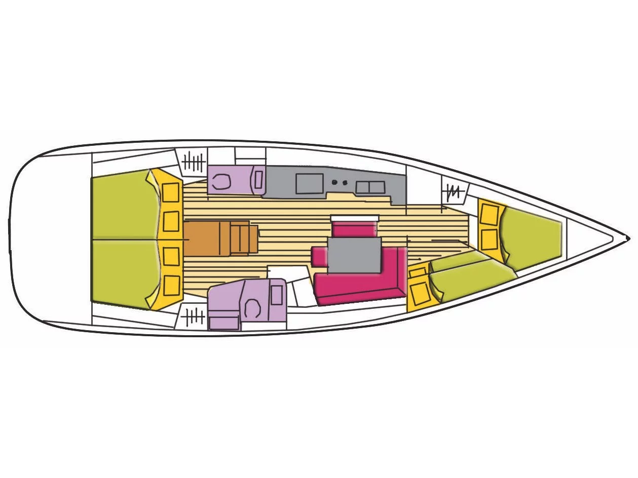 Oceanis 46 (Meissa) Plan image - 8