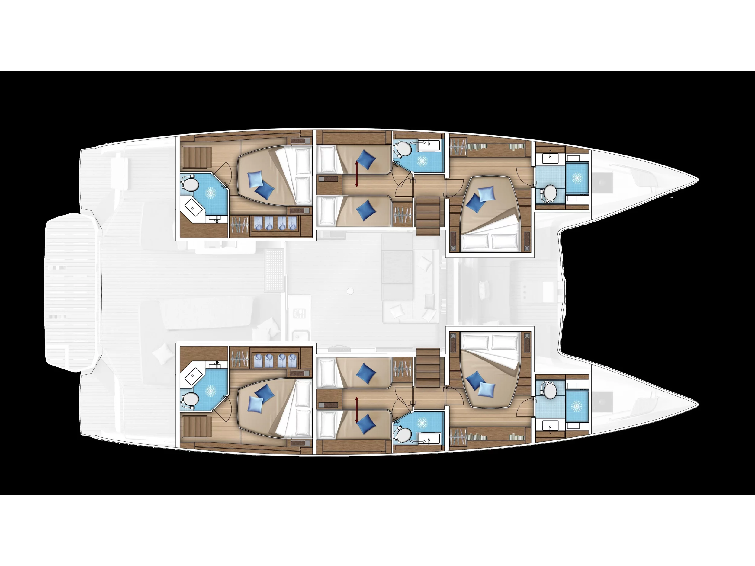 Lagoon 55 5cab (ESPERANCE) Plan image - 10
