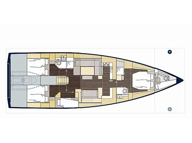 Bavaria C57 (Friends) Plan image - 3