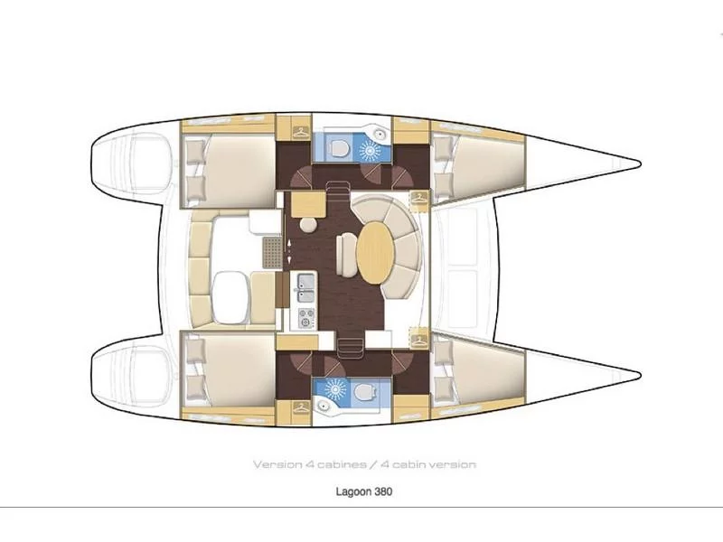 Lagoon 380 (Chrysa) Plan image - 7
