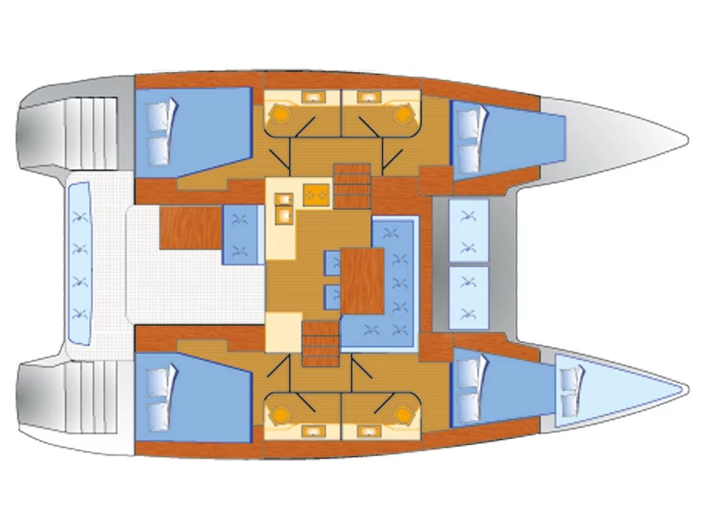 Lagoon 40 (Sunrise) Plan image - 10