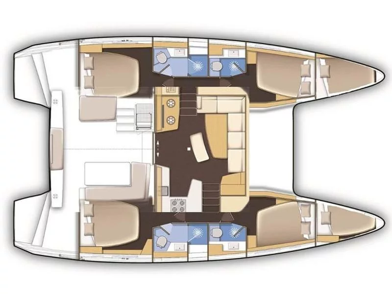Lagoon 42 (San Giorgio) Plan image - 13