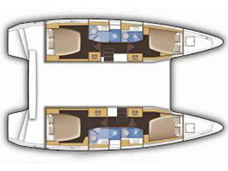 Lagoon 42 (Cappero - Standard line) Plan image - 4