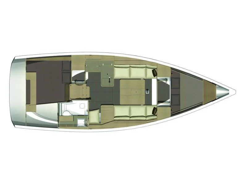 Dufour 360 GL (Happy Planet) Plan image - 3