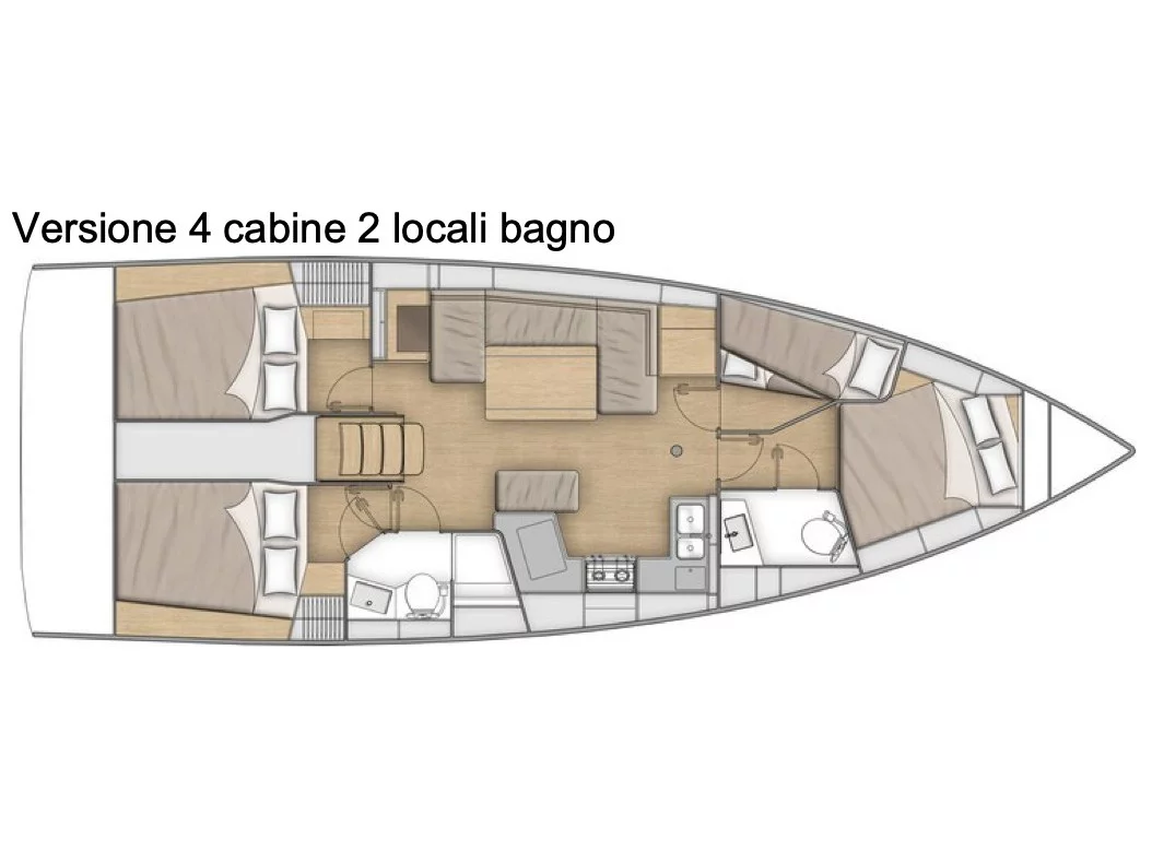 Oceanis 40.1 (Tecla - Comfort line) Plan image - 13