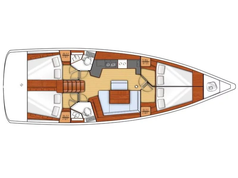 Oceanis 45 (JN) Plan image - 2