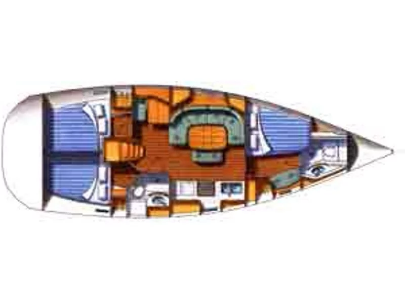 Oceanis 393 Clipper (Sabik) Plan image - 3
