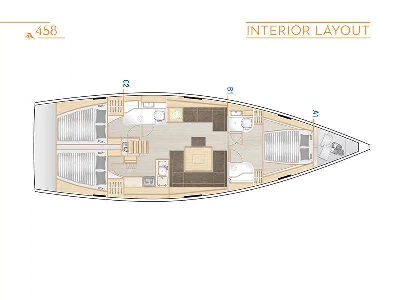 Hanse 458 (Podatok Too) Plan image - 7