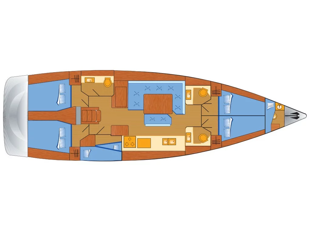 Sun Odyssey 519 (Elsa) Plan image - 23