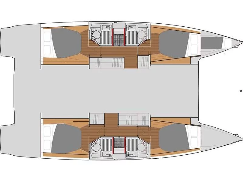 Fountaine Pajot Astrea 42 (Maho) Plan image - 6
