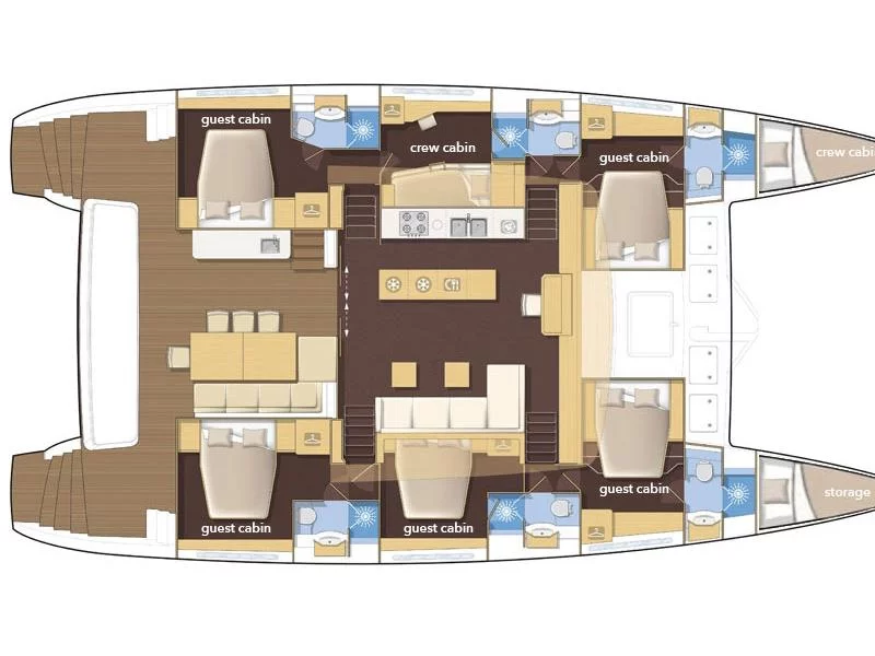 Lagoon 620 (OPAL) Plan image - 34