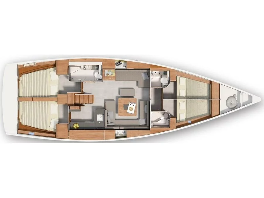 Hanse 455 (Vela) Plan image - 15