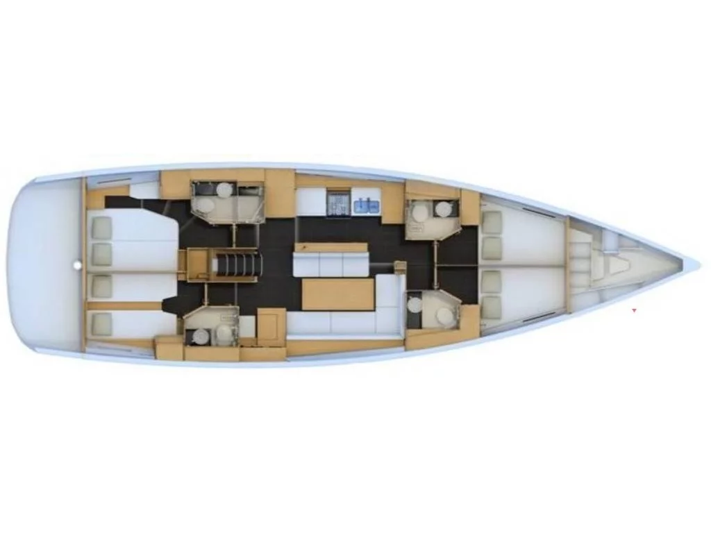Jeanneau 54 - 4cab (Eleutheria - Premium Line) Plan image - 14