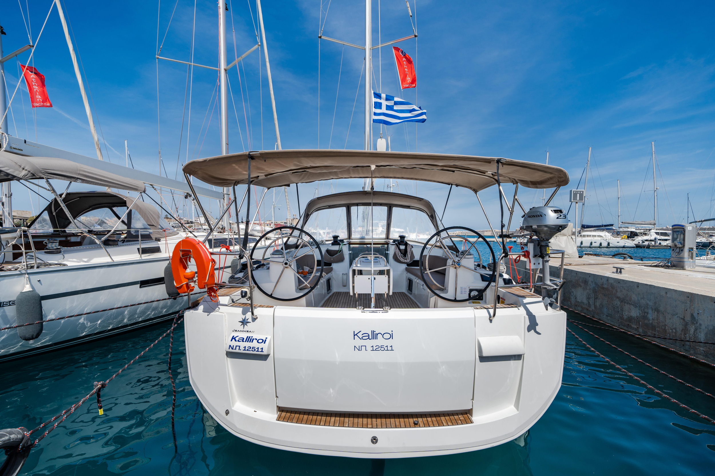 Photo #18 - Sun Odyssey 519 - 5 cabs (KALLIROI) en Rodas - 18800