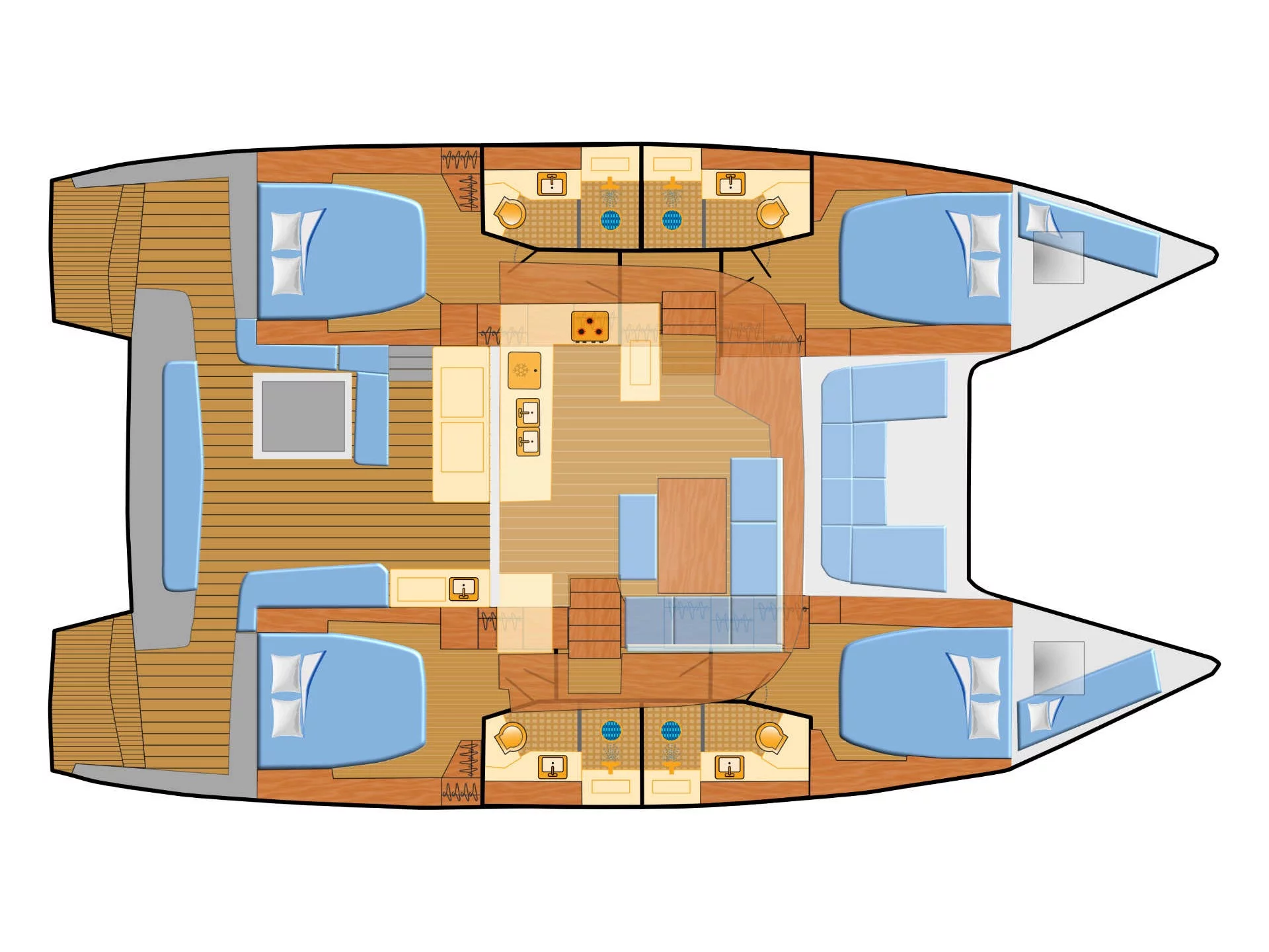 Lagoon 46 (Voyager) Plan image - 14