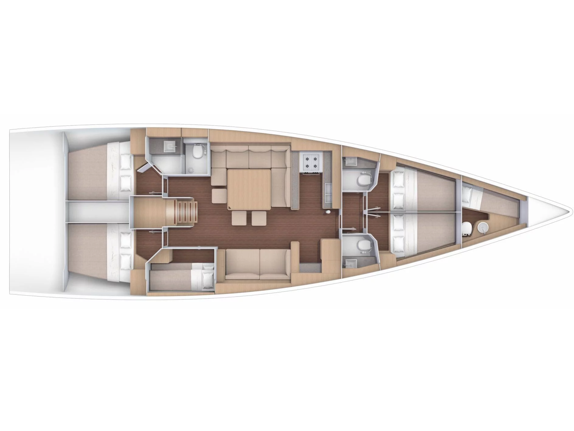 Dufour 560 (Captain Leo) Plan image - 2