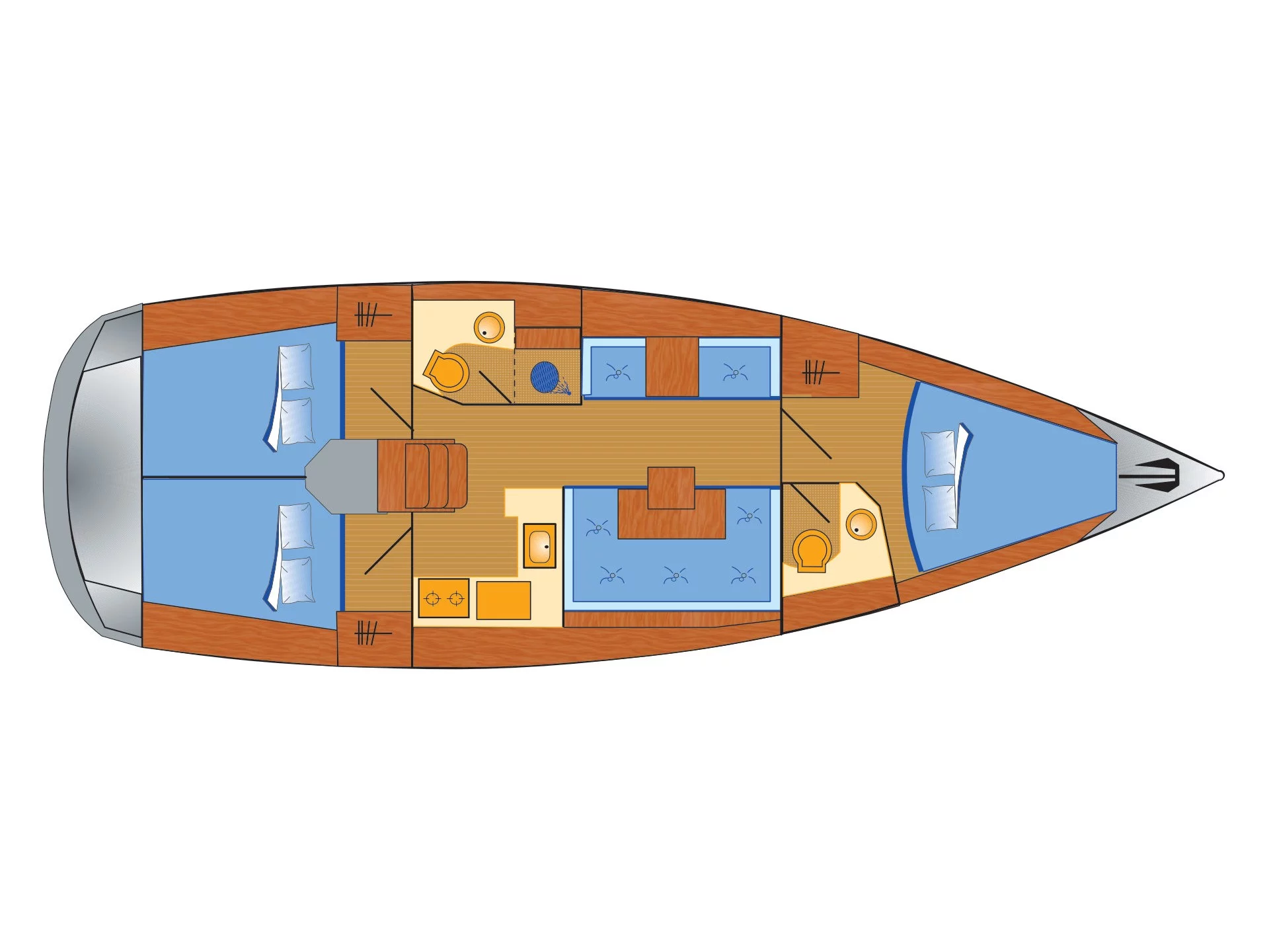 Sun Odyssey 419 (Mira) Plan image - 14