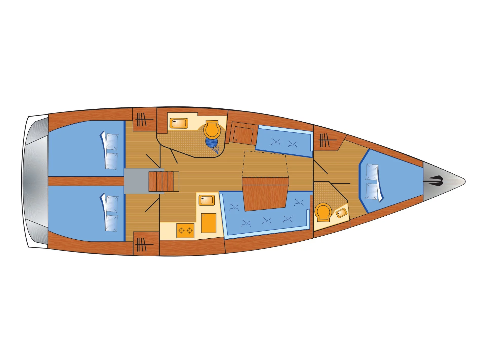 Hanse 418 (Laysan) Plan image - 19