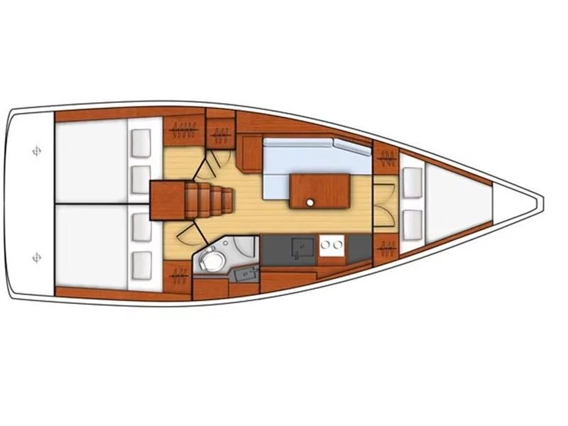 Oceanis 35.1 (Polis) Plan image - 10