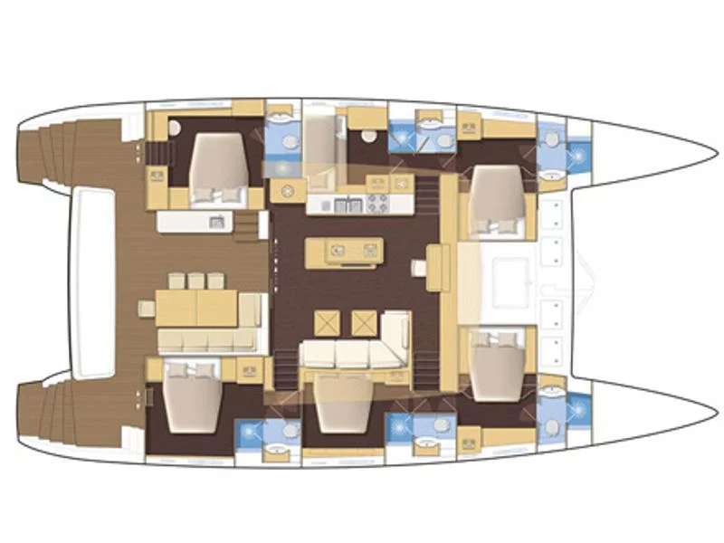 Lagoon 620 (Valium 62) Plan image - 2