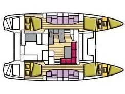 Lagoon 42 (Benetnash II (GND) (, WM, , Inverter)) Plan image - 8