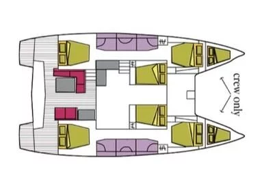 Lagoon 50 (Croda Rossa) Plan image - 28