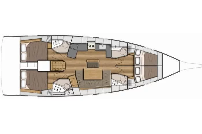 Oceanis 46.1 (Blue Satellite) Plan image  - 9