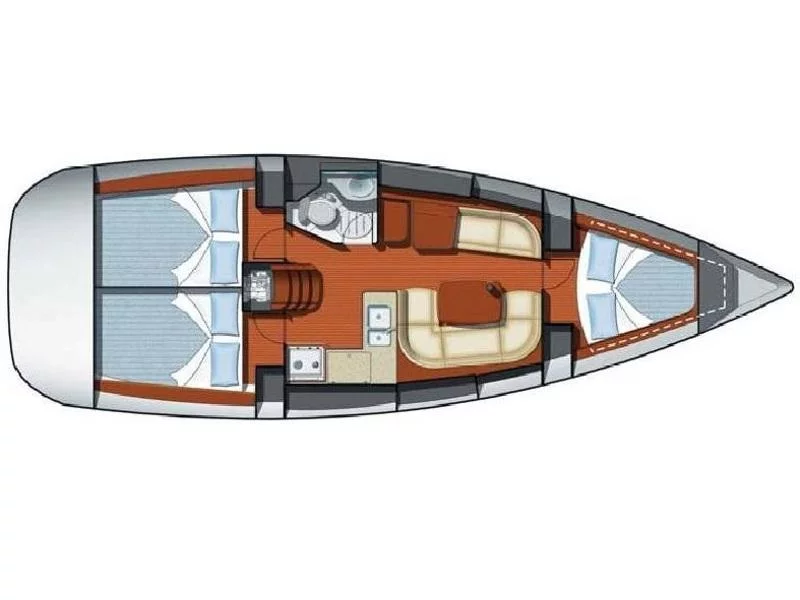 Sun Odyssey 37 (Kacamak) Plan image - 26