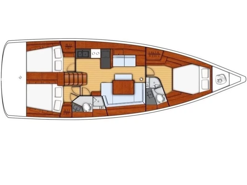 Oceanis 45 (Tonic) Plan image - 10