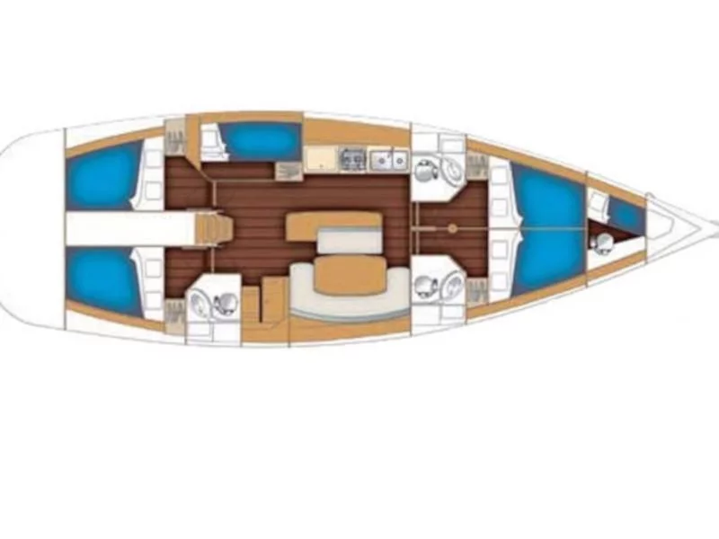 Oceanis 50 Family (Flying Colours) Plan image - 11