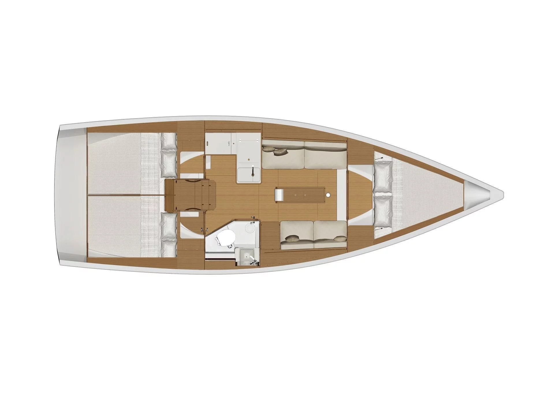 Dufour 360 Grand Large (Krka) Plan image - 9