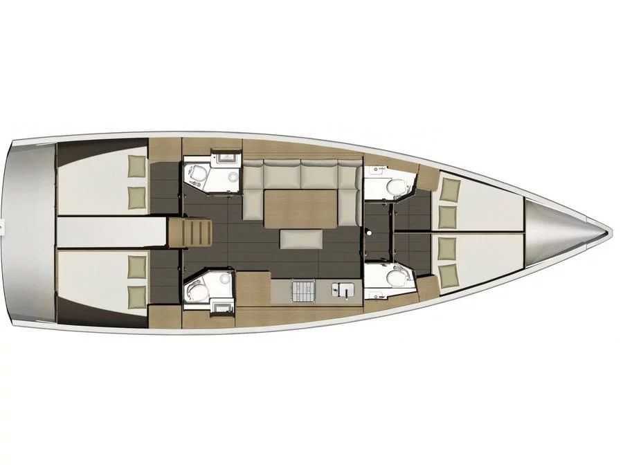 Dufour 460 Grand Large (Arba) Plan image - 23