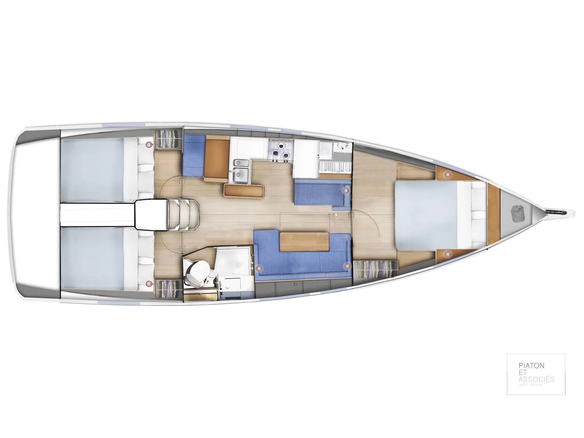 Sun Odyssey 410 (Maminti) Plan image - 4