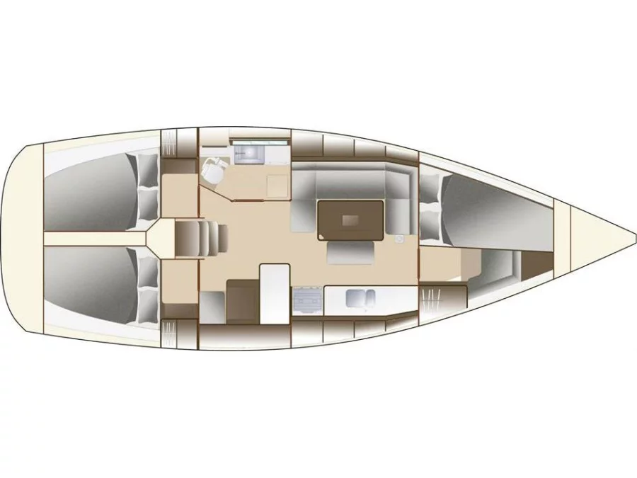 Dufour Grand Large 382 (Allegro) Plan image - 4