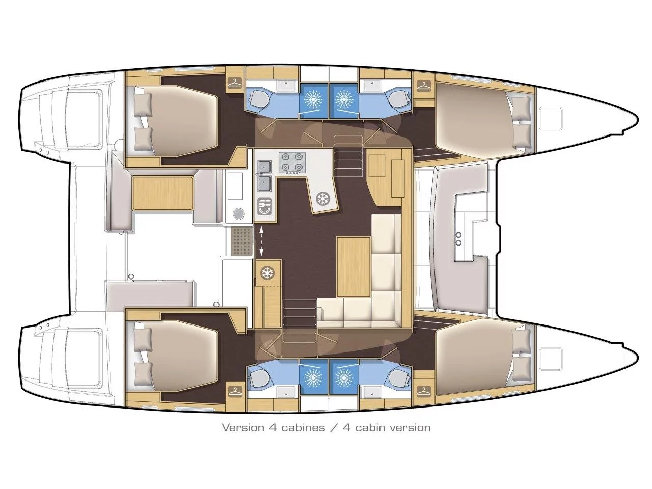 Lagoon 450 F (ANJA I) Plan image - 7