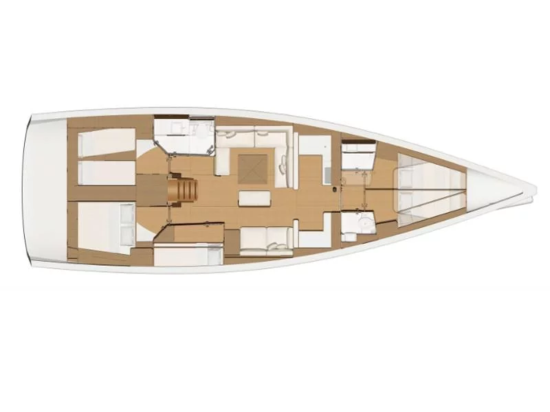 Dufour 520 Grand Large (Nerthag) Plan image - 2
