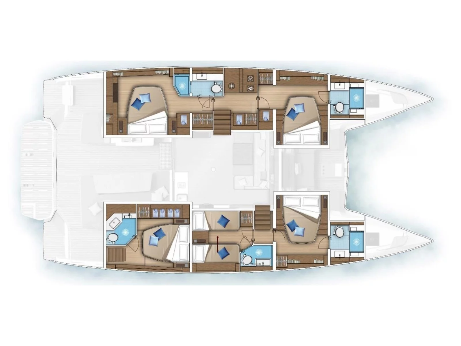 Lagoon 55 (SAILUXE - Strafico) Plan image - 24