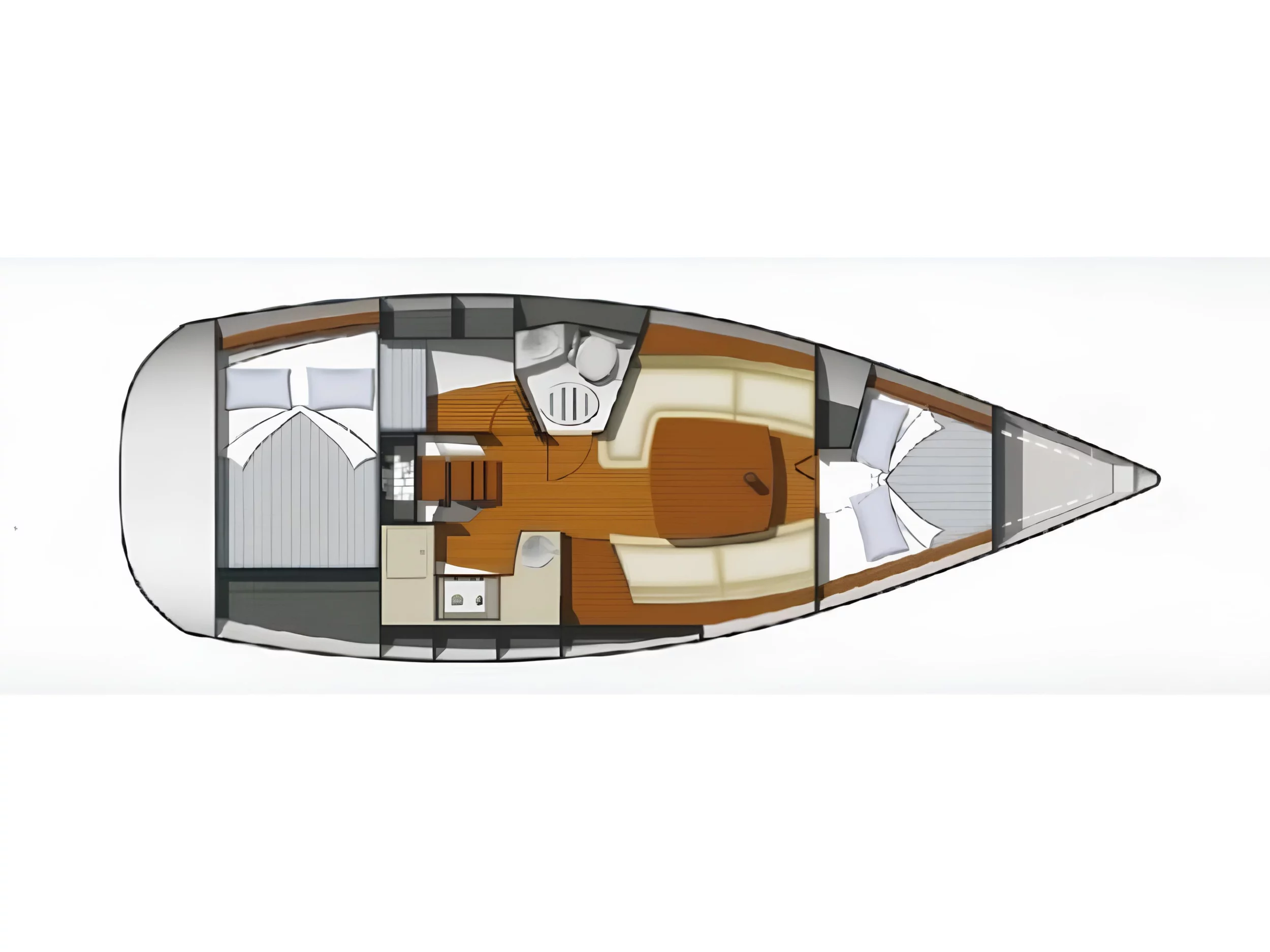 Sun Odyssey 32 (Zarif) Plan image - 5