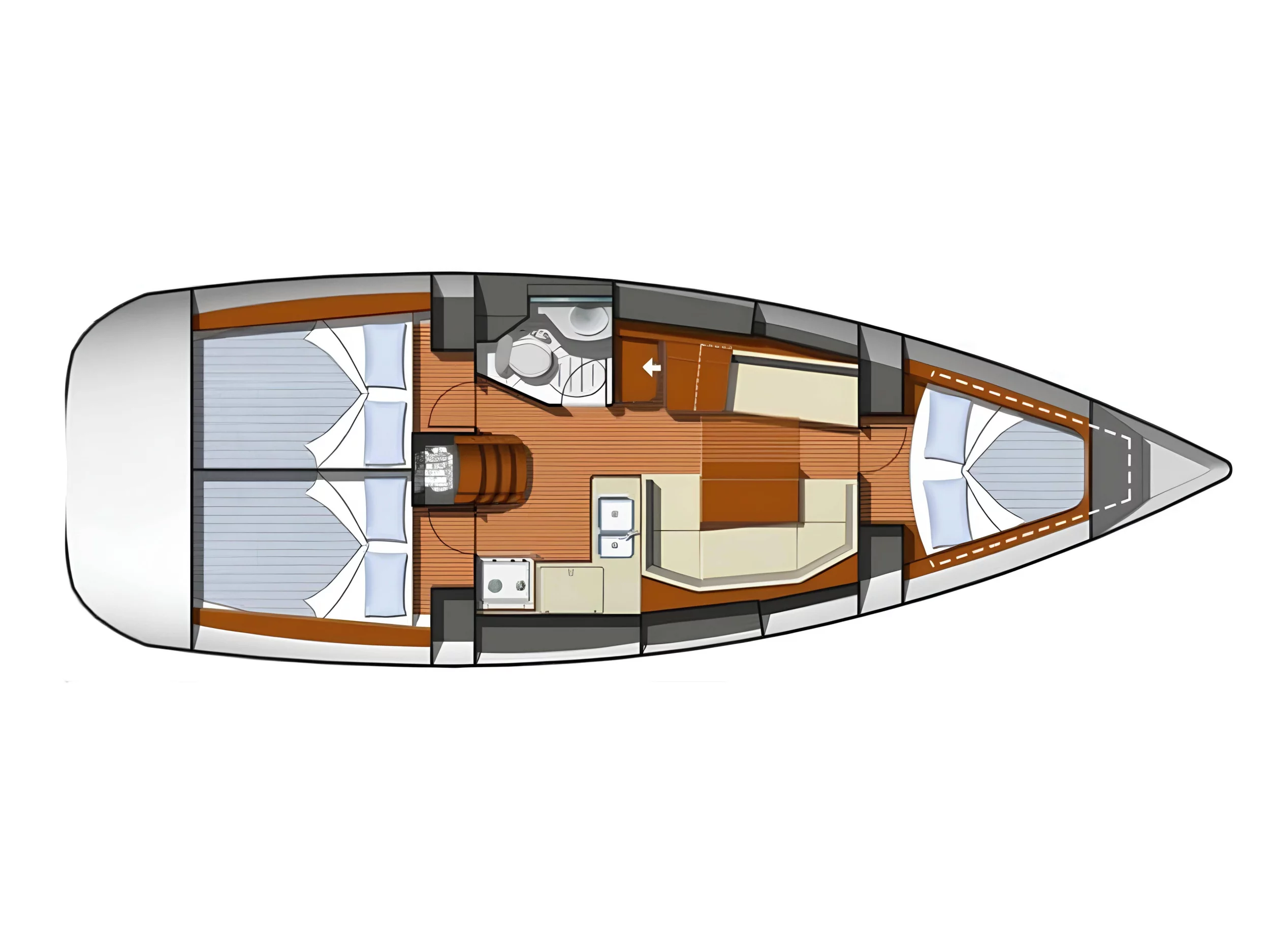Sun Odyssey 36i (Blue Sky) Plan image - 6