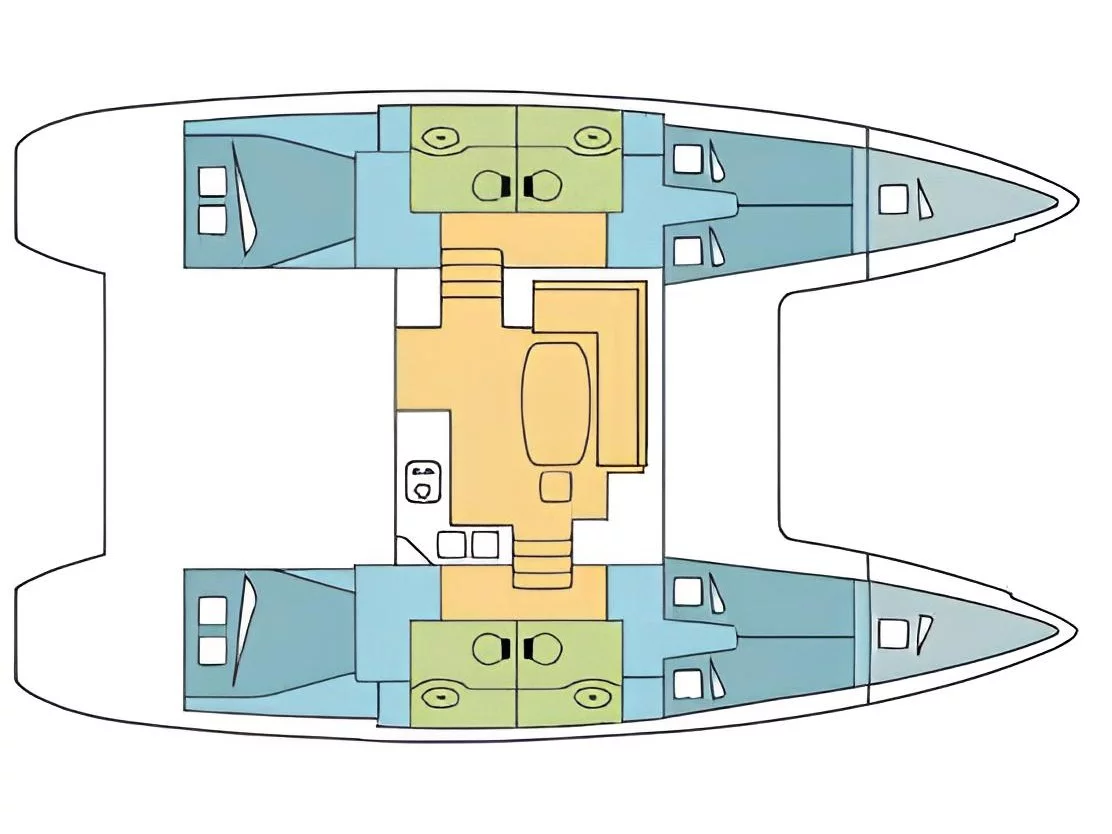 Lagoon 400 (Winnie) Plan image - 13