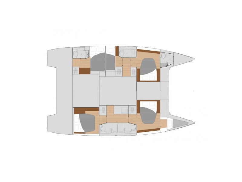 Photo #17 - Fountaine Pajot 47 TANNA LUX (GEN, AC, WATERMAKER) (AQUARELLA) in Lavrion - 15744