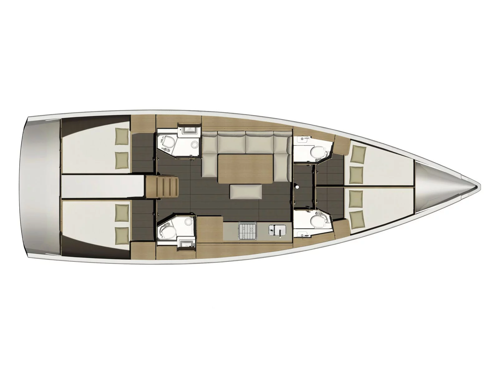 Dufour 460GL (Daiquiri) Plan image - 7