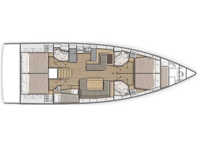 Oceanis 51.1 (Marea) Plan image - 8