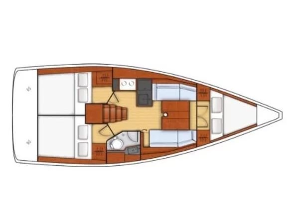 Oceanis 35.1 (Abeona) Plan image - 6