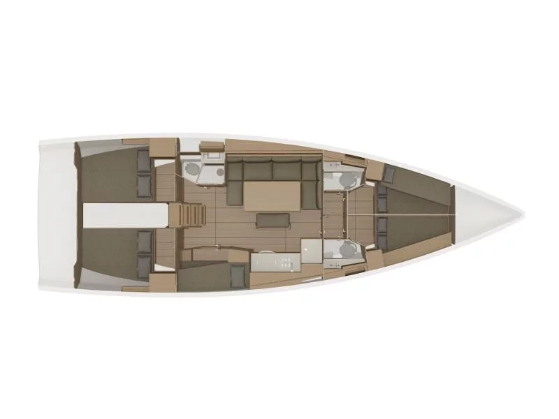 Dufour 460 Grand Large (5cab/3wc) (Tango I) Plan image - 2
