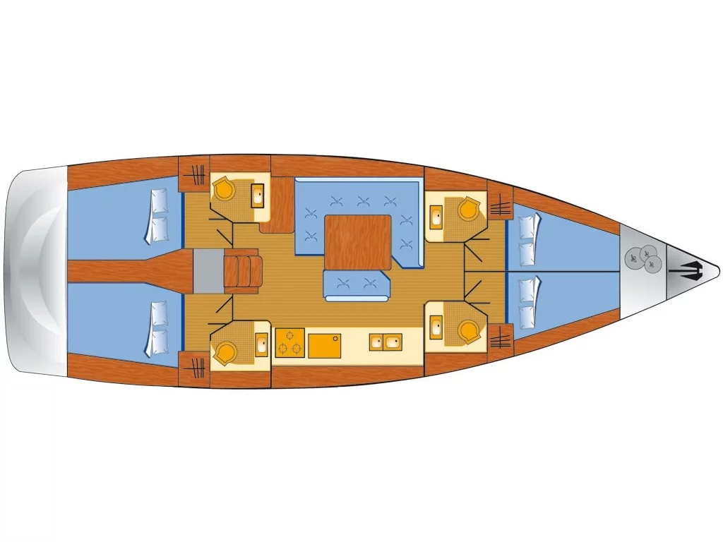 Sun Odyssey 479 (Horizon) Plan image - 16