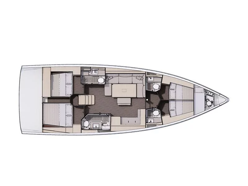 Dufour 470 GL (Alibaba) Plan image - 13